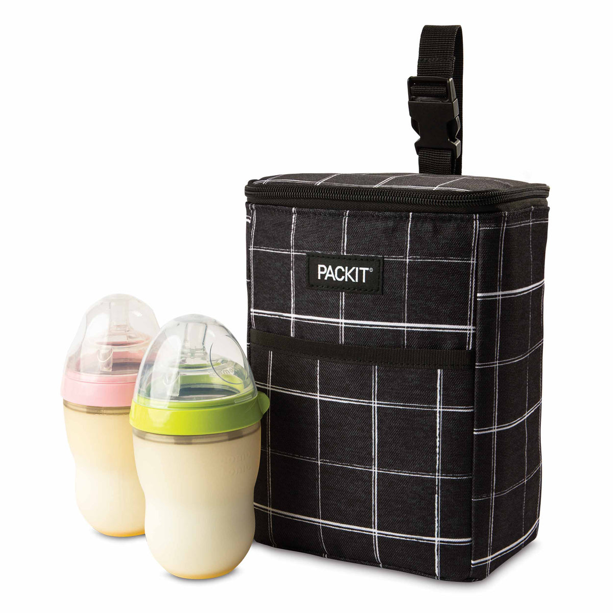 freezable-double-baby-bottle-bag-a5 Double-Bottle-Bag_Black-Grid_Left_Food-Combo_2-Bottles_Lores.jpg
