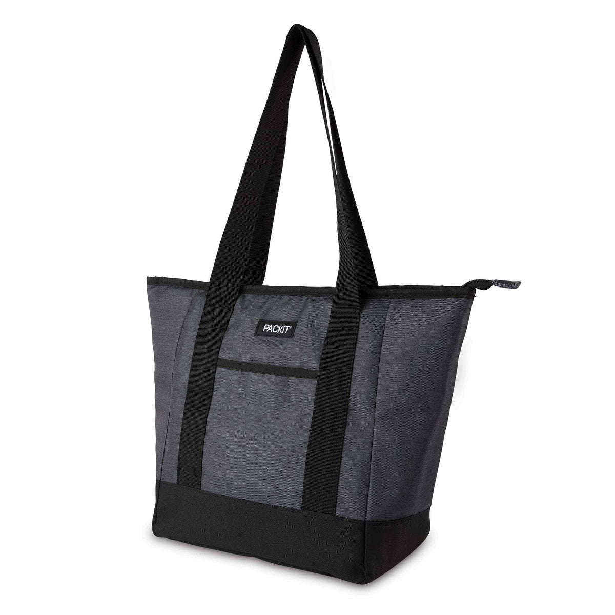 freezable-12-can-tote-cooler-a3 freezable-12-can-tote-cooler-city-charcoal-left-angled.jpg