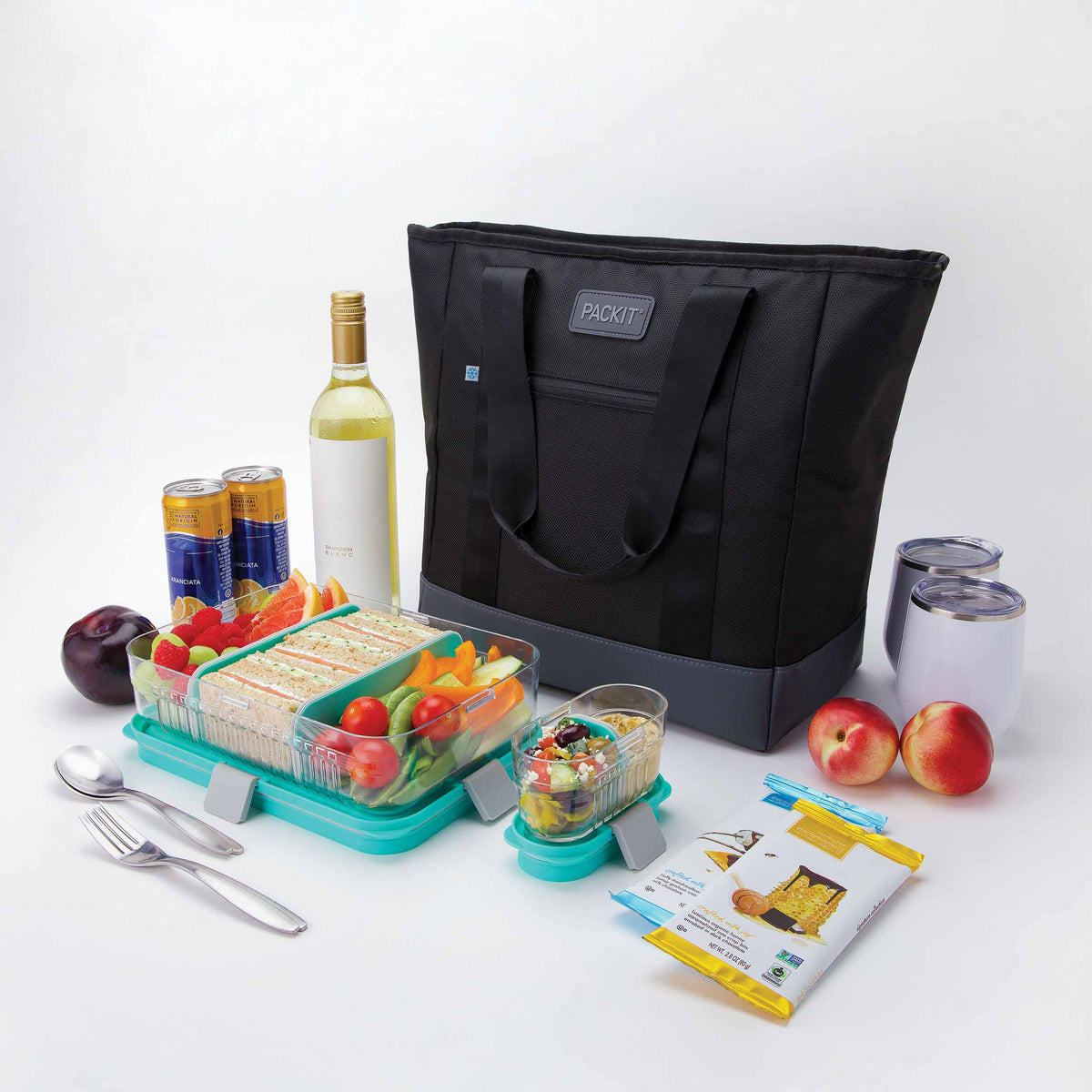 freezable-carry-tote-k5 freezable-carry-tote-black-gray-food-combo-angled.jpg