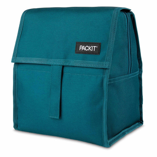 freezable-lunch-bag-d6 freezable-lunch-bag-deep-teal-left-angle.jpg